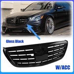 Grille For Mercedes Benz W222 S450 S500 S550 S63 Amg 2014-2020 W/ Acc Black New. Price: $160.00.