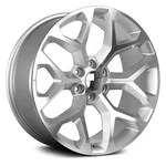 Strada Oe Replica Snowflake Wheel 20X9 (24, 6X139.7) Silver Single Rim New. Price: $323.00.