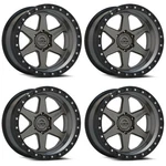 Set 4 20" Lock Offroad Matte Grey Black Ring Olympus 20X9 5X5 0MM For Jeep New. Price: $1548.00.
