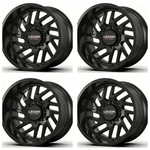 4 New Rims 20X10 Legion Offroad LG3 8X165.1 Gloss Black Milled -18ET 125.2CB. Price: $1379.00.
