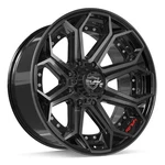 4PLAY 4P80R-22100-8180-24BBT GEN2 22X10 8X180MM -24ET In Brushed Black New. Price: $575.00.