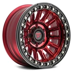 Fittipaldi Off-road FB152R Wheel 17X9 (-38, 8X165.1, 125.2) Red Single Rim New. Price: $560.00.