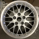 Porsche 911 Boxster 99 00 01 02 03 04 67241 Oem Wheel Rim 18X10 Cnc Silver Rear Used. Price: $655.00.