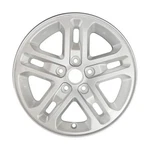 17X6.5 Double Spoke Alloy Wheel Painted Light Silver Metallic 04755339AA Remanufactured. Price: $242.89.