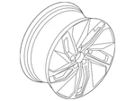 Genuine Volkswagen Wheel Alloy 11A601025A Fzz New. Price: $592.23.