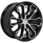 Oe Wheels CV54 17X8 6X120 +33MM Black/machined Rim 17" Inch New. Price: $234.99.
