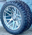 4X New! 20X10 Evok EV501 Wheels & Tires Chrome 8X180 Chevy Gmc 2500. Price: $2400.00.
