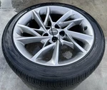 Genesis G70 18X8.0J ET34 5X114.3 Alloy Rim Wheel W/ Tire (ONLY#1) 22-24 108173 Used. Price: $290.00.