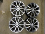 (4) 20X8.5 Ace Executive C853 5X112 ET32 Black/machined New. Price: $1580.00.