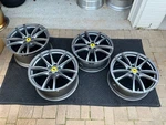 Ferrari 430 Scuderia 19 Oem Wheel Set In Grey With Titanium Lug Used. Price: $10500.00.