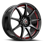 SPEC-1 Wheels Rim SP-67 17X7 5X105/5X114.3 ET42 73.1CB Gloss Black & Red Line New. Price: $276.80.