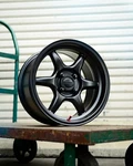 Kansei Tandem 15" Rim 15X7 4X100 Offset 25 Satin Black (quantity 1) New. Price: $162.83.