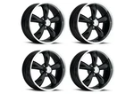 Set 17" Vision 142 Legend Gloss Black Machined Lip 17X7 5X4.75 0MM Wheels New. Price: $768.20.
