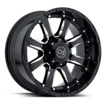 20" Black Rhino Sierra 20X9 6X5.5 Gloss W/ Milled Spokes Wheel 12MM Rim New. Price: $400.00.