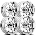 (set Of 4) Fuel D536 Maverick 20X9 8X6.5" +1MM Chrome Wheels Rims 20" Inch New. Price: $2340.00.