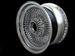 15X8 100 Spoke Wire Wheels "standard" All Chrome Only! (2) New. Price: $775.00.