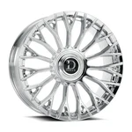 22" Dolce Luxury Roma 22X9 5X108 5X112 35MM Chrome Wheel With Floating Cap Rim New. Price: $630.00.
