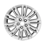 18X7.5 10 Double Spoke Alloy Wheel Painted Light Silver Metallic 560-04777 Remanufactured. Price: $236.89.