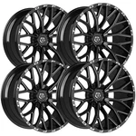(set Of 4) Tis 566BM 20X9 6X135 +0MM Black/milled Wheels Rims 20" Inch New. Price: $1912.00.