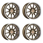 (set Of 4) Aodhan DS07 18X9.5 5X114.3 +30 Bronze Wheels Rims New. Price: $999.00.