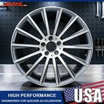 Front Gray 20"X8.5 Multispoke Amg Style Rims Wheels For Mercedes Benz S500 S550 New. Price: $138.00.