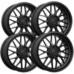 (set Of 4) Katana Racing KR06 18X8 5X112 +40MM Matte Black Wheels Rims 18" Inch New. Price: $860.00.