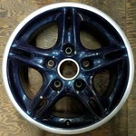 Front Porsche Black And Silver Lip Boxster Oem Wheel 16" 1997-2004 Rim 67232 Used. Price: $192.38.