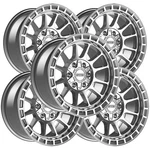 (set Of 5) Dropstar Trail 606MS 20X10 6X135/6X5.5" -19MM Silver Wheels Rims New. Price: $1860.00.