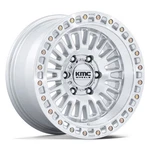 Kmc KM554 Aztec Wheel 17X8.5 (0, 6X139.7, 106.1) Silver Single Rim New. Price: $445.00.
