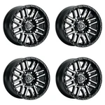Set 16" Vision 348 Nexus Gloss Black Machined Face 16X8 Wheels 6X5.5 (6X139.7) New. Price: $772.80.