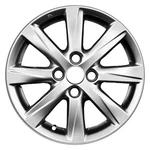 For Toyota Yaris 15-16 Alloy Factory Wheel 8 Turbine-spoke Smoked Silver 15X5.5 Used. Price: $289.23.