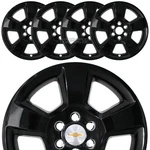Black 2014-2020 Silverado 1500 Tahoe 20" Wheel Skins Hub Caps Alloy Rim Covers New. Price: $149.99.
