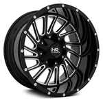 Hardrock Offroad H708 Overdrive Wheel 22X10 (-25, 8X165.1) Black Single Rim New. Price: $383.00.