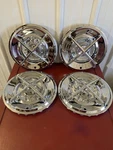 Vintage Original Crossbar Star Spinner Wheel Cover Hub Cap 4 Rat Rod Low Rider New. Price: $749.99.