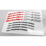Racing Hart CP035 17" 18" Wheels Decals Stickers Replacement Set Reproduction New. Price: $45.99.