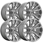 (set Of 4) Fuel D693 Blitz 20X9 6X135 +20MM Platinum Wheels Rims 20" Inch New. Price: $1856.00.