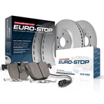 ESK7990 Powerstop 2-WHEEL Set Brake Disc And Pad Kits Rear For Mb Mercedes New. Price: $233.98.
