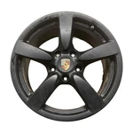 2006-2008 Porsche Cayman Wheel 18X9 Painted Black 5 Spoke Factory Oem Part Used. Price: $137.50.