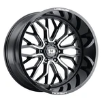 20X12 Vision 402 Riot Gloss Black Machined Face Wheels 8X6.5 (-51MM) Set Of New. Price: $1368.76.