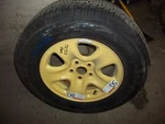 16X6-1/2 Steel Spare & Wheel Yellow Full Size Fits 2006-2013 Vitara Oem Used. Price: $99.99.