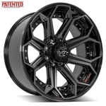 4PLAY Wheels 22X10 8X180 -24MM Gloss Black/machine 4P80R-22100-8180-24BBT New. Price: $575.00.