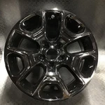 2019-2023 Jeep Cherokee 9203 Wheel 17X7.5 Spoke Rim Black Painted 6BG72RXFAA Used. Price: $292.46.
