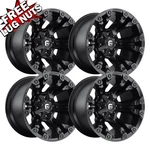 (SET-4) Fuel D560 Vapor 18X9 8X180 Matte Black 20MM Wheels Rims Inch New. Price: $1480.00.