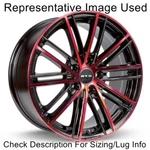 Rtx Wheels 081209 Strobe Black Machined Red 17X7.5 5X114.3 Offset 45 New. Price: $192.24.