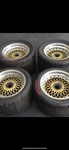 Bbs E57 Center Lock Porsche Wheels 16X13 16X19 Gold Used. Price: $15000.00.