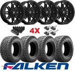 17 Black Fuel Wheels Rims And Tires 255 70 Falken AT3/W Ford Explorer Ranger New. Price: $2095.00.