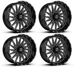 Set 26" Tis 547BM Gloss Black Milled Accents 26X14 6X135 6X5.5 -76MM Wheels New. Price: $3272.00.