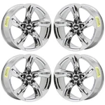 20X8.5" 20X9.5" Chevrolet Camaro Ss Bright Chrome Wheels Rims 5874 5878 Exchange New. Price: $845.00.