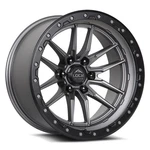 20X10 Lock Krawler Matte Grey W/ Black Ring Wheels 8X180 (-18MM) Set Of 4 New. Price: $1692.00.