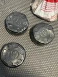 1995-2000 Toyota Tacoma Black Painted Steel Center Cap 69344 4260104110 (3) Used. Price: $120.00.